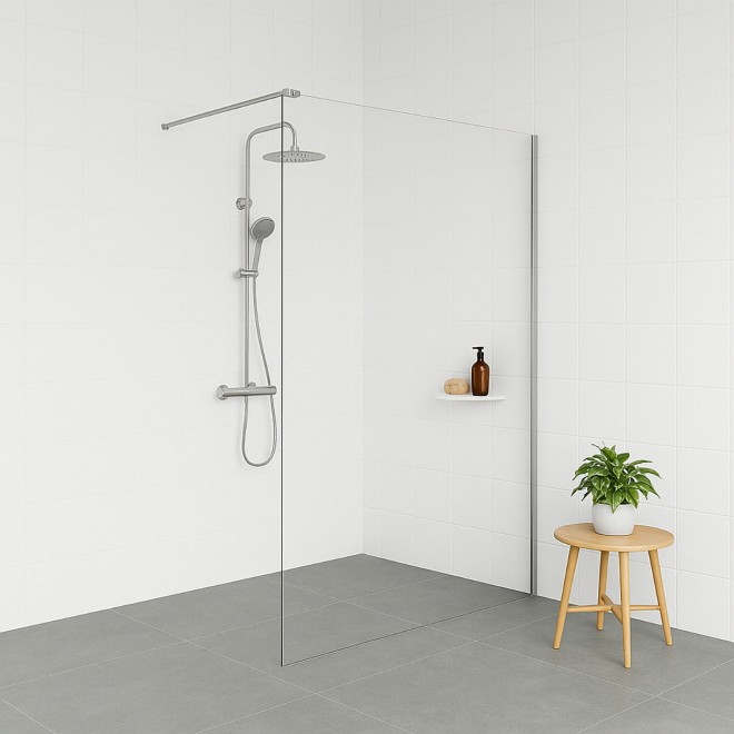 Wiesbaden Comfort Inloopdouche 10mm NANO Helder Glas
